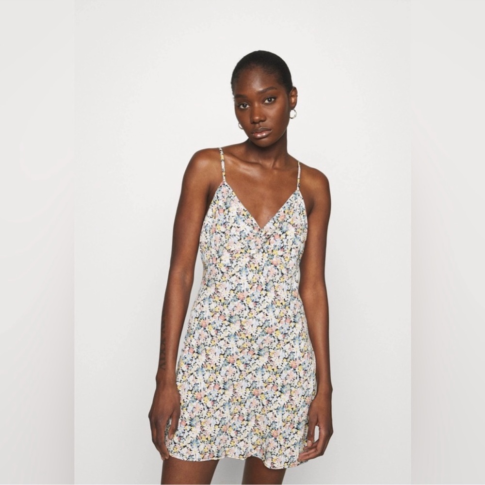 Abercrombie & Fitch Floral Mini Dress - Multicolor